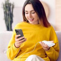 USAMS Tīkla lādētājs 1xUSB-C PD30W 3A (tikai galviņa) PD3.0 Fast Charging balts X-ron Series CC186TC02 (US-CC186)