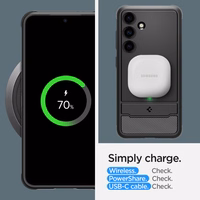 Spigen Rugged Armor viedtālruņa apvalks Samsung Galaxy S24 - matēts melns