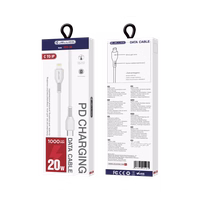 JELLICO kabelis KDS-30 USB-C - Lightning PD 20W 1M Balts