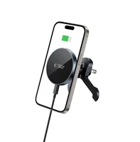 Tech-Protect mm15W-V5 magnētiskais MagSafe auto ventilācijas turētājs melns