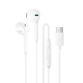 Borofone austiņas BM100 Fuente ar mikrofonu Type C (DAC) baltas