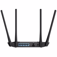 Wireless router CUDY LT400 EU Wi-Fi 300 Mbps 2.4 GHz 4G LTE SIM melns