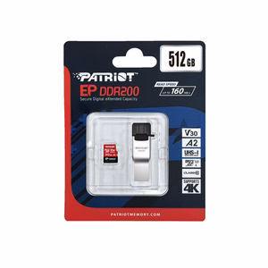 Patriot Memory EP DDR200 memory card 512GB MicroSDXC 160/120 MB/s (PEF512GEP33MCX)