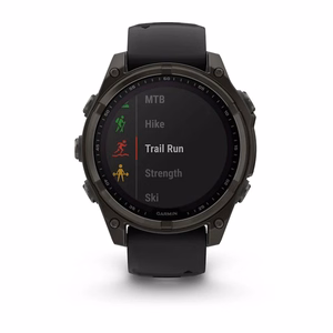 Viedpulkstenis Garmin Fenix 8 Sapphire Solar melns/pelēks