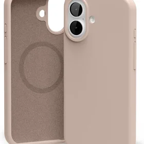 Korpuss Mercury Pure Magsafe Silicon Case Apple iPhone 17 rozā smilšu krāsā