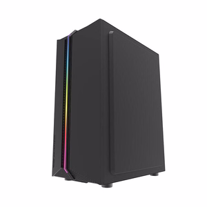 Darkflash DK151 LED datora korpuss (melns) + 3 RGB ventilatori