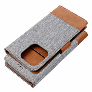 JEANS grāmata IPHONE 16 Plus pelēka