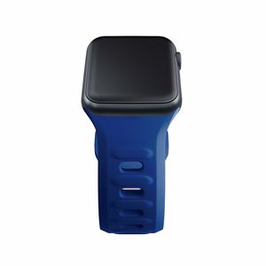 3mk silikona siksniņa Apple Watch, 42/44/45/46/49 mm, zils, lielais izmērs