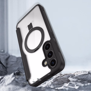 Dux Ducis Skin X Pro apvalks ar magnētisko gredzenu / statīvu Samsung S24 - melns
