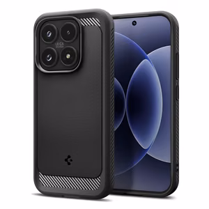 Spigen Rugged Armor korpuss Xiaomi 17 - melns