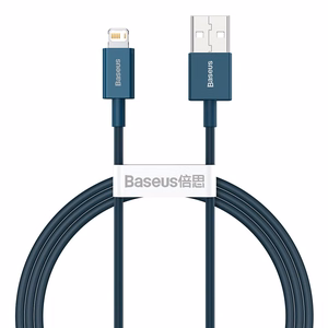 Baseus kabelis Superior USB - Lightning 1,0 m 2,4A zils