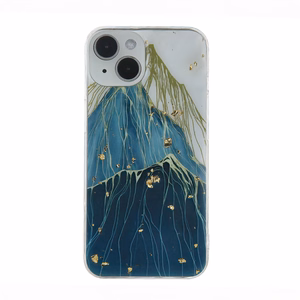 Gold Glam viedtālruņa apvalks Samsung Galaxy A34 5G kalns