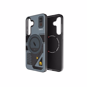 FORCELL F-PROTECT Leveli ar divu slāņu 4D tehnoloģiju, militārā nolaišanas pārbaude saderīgs ar MagSafe SAMSUNG S25 PLUS - cyber pelēks