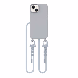 Tech-Protect MagNecklace Magnētiskais iPhone 14 viedtālruņa apvalks - pelēks