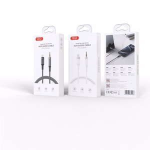 XO audio kabelis NB-R279A Lightning - jack 3,5mm 1,0m melns