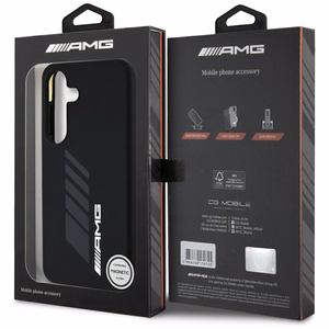 AMG Oversize Rhombs MagSafe Case for Samsung Galaxy S25 - Black