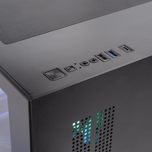 Mars Gaming MCVIEW3 computer case Mini Tower Black