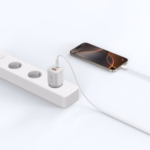 Tech-Protect NCM33W 2 portu PD33W/QC3.0 sienas lādētājs - balts