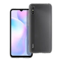 Caurspīdīgs viedtālruņa apvalks 2 mm XIAOMI Redmi 9A / 9AT (kameras aizsardzība) caurspīdīgs