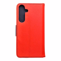 FANCY grāmatas apvalks SAMSUNG S25 Plus sarkans / tumši zils