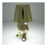 Galda lampa pie gultas GOLD MAN Art Deco stāvošs (versija 8) MLTL
