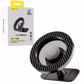 Blavec auto turētājs BH-16B Carbon magnētiskais Magsafe instrumentu panelim (BH16BC-MDB) melns