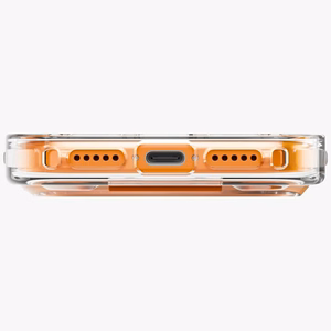 Uniq Heldro Air viedtālruņa apvalks iPhone 17 Pro Magnētiskā uzlāde - oranžs