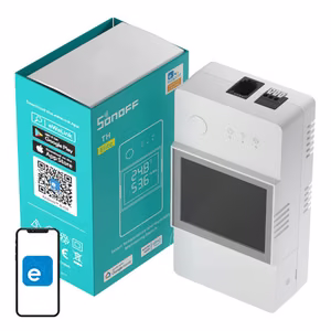 Vieds WiFi temperatūras un mitruma monitoringa slēdzis Sonoff THR320D TH Elite
