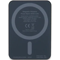 Portatīvais lādētājs Mercedes zvaigžņu raksta Magnētiskais 5W 3000mAh - melna