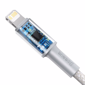 Baseus kabelis High Density PD USB-C - Lightning 1,0 m balts 20W