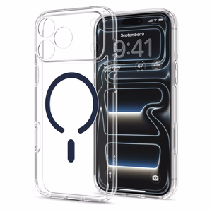 Spigen Ultra Hybrid MagSafe maciņš iPhone 18 Pro Max / 17 Pro Max, caurspīdīgs tumši zils