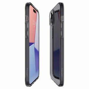 Spigen Crystal Flex viedtālruņa apvalks iPhone 15 Plus - pelēks/caurspīdīgs