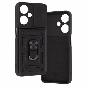 Viedtālruņa apvalks ar kameru aizsardzību Oppo A59 melns