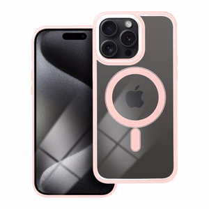 COLOR EDGE MAG COVER viedtālruņa apvalks saderīgs ar Magnētisko IPHONE 15 Pro Max rozā
