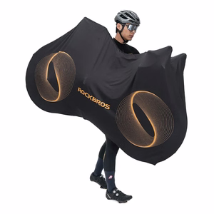 Rockbros D97 elastīgs pārvalks 24"-29" elektriskajiem, grants un kalnu velosipēdiem un 700C šosejas velosipēdiem - melns