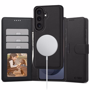 Tech-Protect Wallet MagSafe maciņš priekš Samsung Galaxy S26 - matēti melns