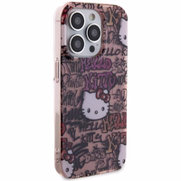 Hello Kitty IML grafiti viedtālruņa apvalks iPhone 14 Pro - rozā