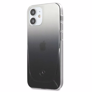 Mercedes Transparent Line чехол для iPhone 12 mini - чёрный