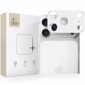 Tech-Protect Camalloy Fit+ kameras vāciņš iPhone 17 Pro Max - sudraba