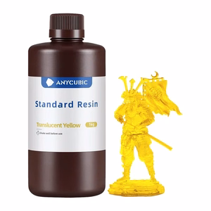 ANYCUBIC Standard Resin standarta sveķi, caurspīdīgi dzelteni