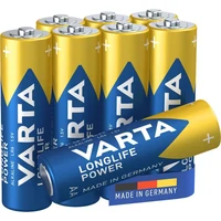 VARTA sārma baterija R6 (AA) Longlife Power, 8 gab.