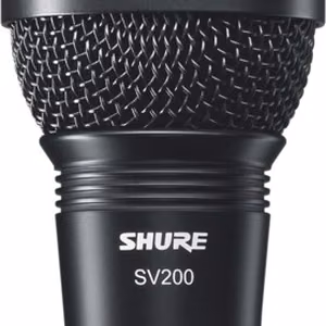 Shure SV200 – dinamisks karaoke mikrofons, melns