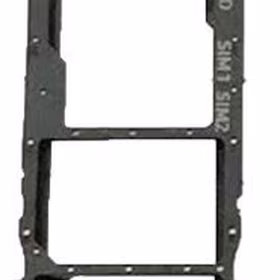 SIM card holder Samsung A505 A50 2019 Prism Crush Melns original (service pack)