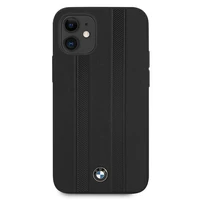 BMW Signature riepu nospiedumu viedtālruņa apvalks iPhone 12 mini - melns