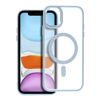 MATTE MAG COVER viedtālruņa apvalks, saderīgs ar MagSafe, IPHONE 11 zils