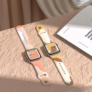 Silicone Strap Moro Watch Bracelet Band for Apple Watch 38 / 40 / 41 mm - Pattern 1