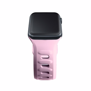3mk silikona siksniņa Apple Watch, 38/40/41/42 mm, pūderrozā, mazais izmērs