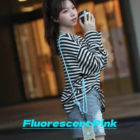 Rock universāla telefona siksniņa spīd tumsā gara, kakla siksniņa zila