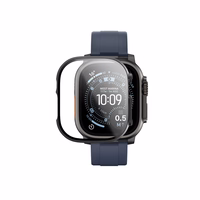 AmazingThing Radix rūdīts stikls ar vāciņu Apple Watch UItra 3 49mm - Melns