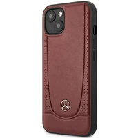 Mercedes MEHCP14MARMRE iPhone 14 Plus 6.7 "sarkans / sarkans cietais apvalks ādas Urban Bengale